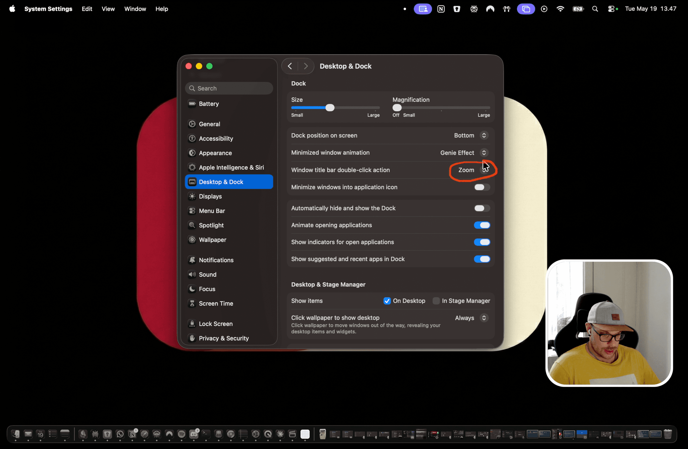 Click highlights feature